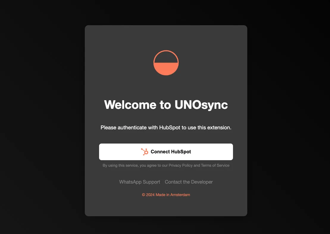 HubSpot Authentication